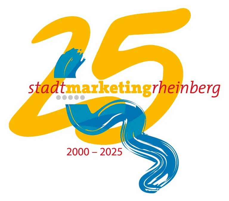 Logo 25 Jahre Stadtmarketing Rheinberg