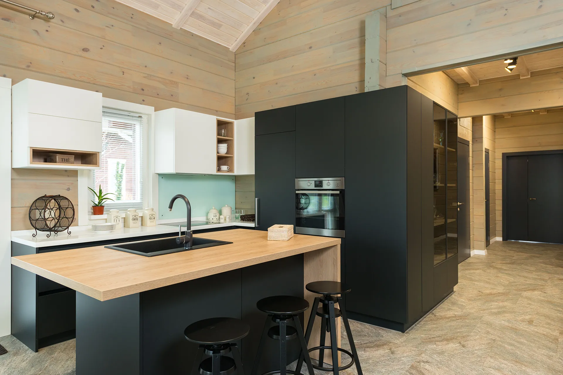 Modern wohnen mit Holz