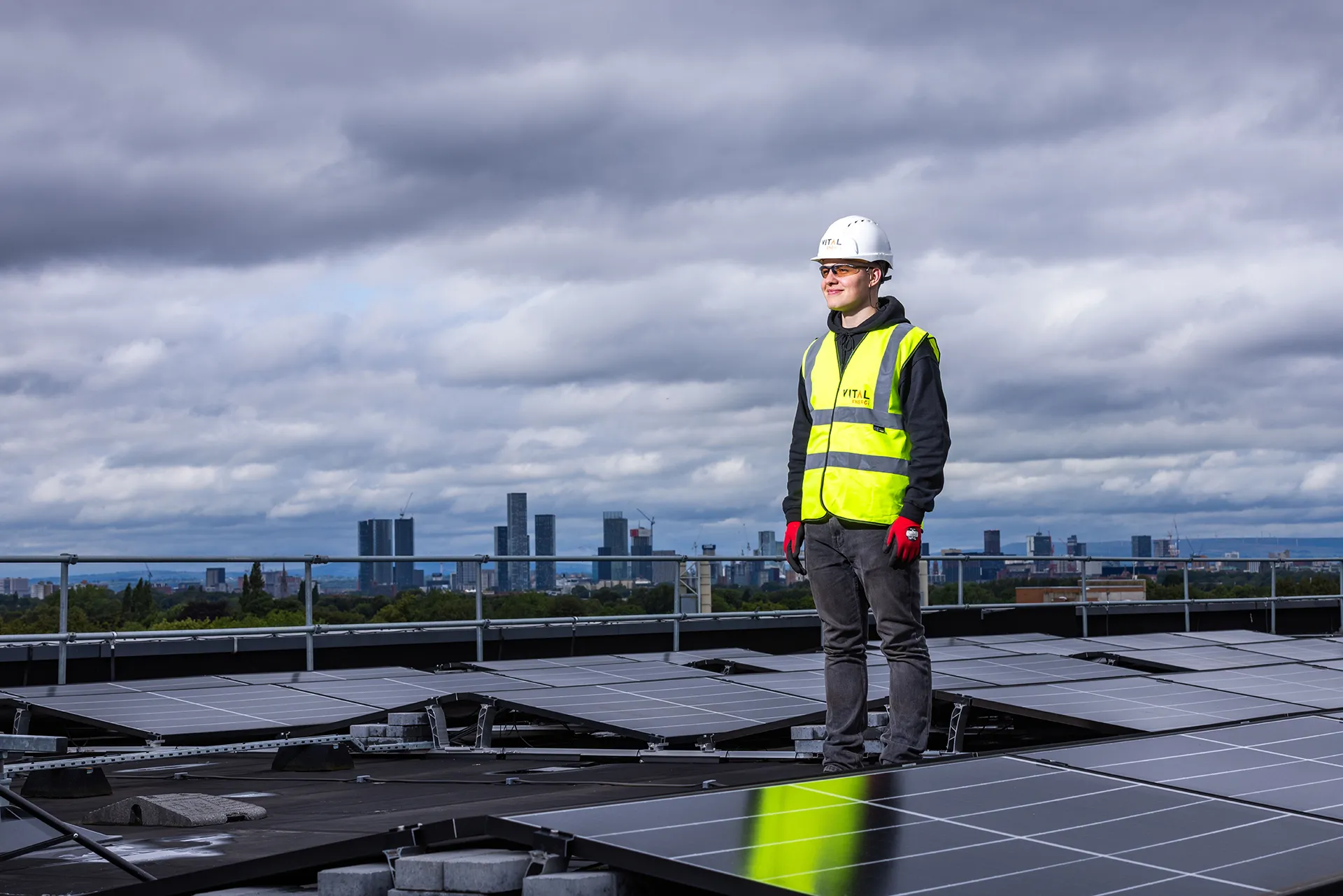 Techniker Photovoltaik